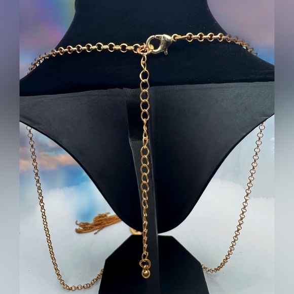 Opera Length Rhinestone & Faux Pearl Chain Tassel Pendant Necklace - Picture 4 of 5